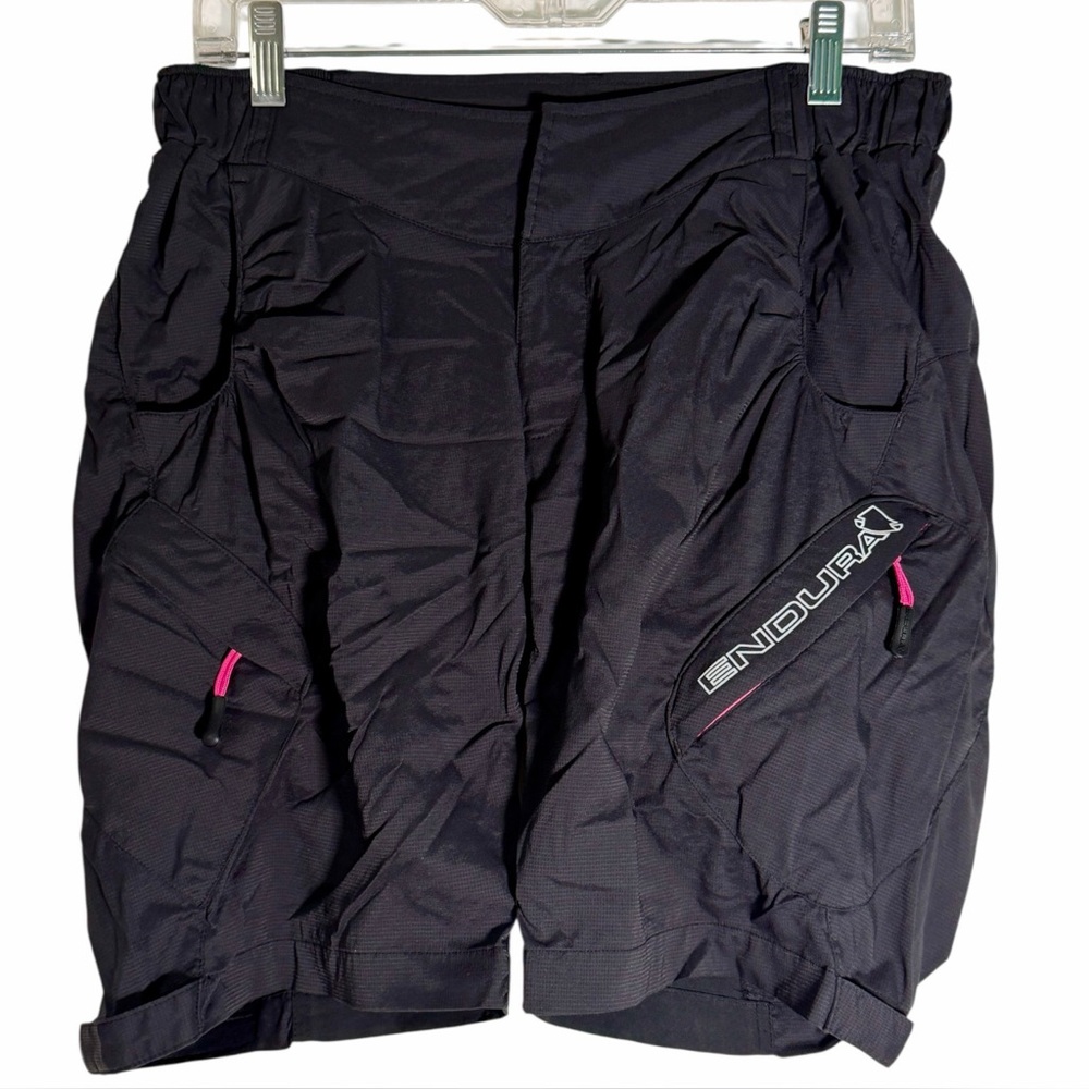 Endura Humvee Lite Mountain Bike Cycling Shorts Black Pink Women’s‎ Small
